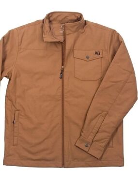 NEW AG-GEAR Winston Jacket Coyote Brown Workwear Canvas Field Mens L retail $130